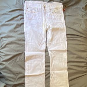 Mens White True Religion Jeans!